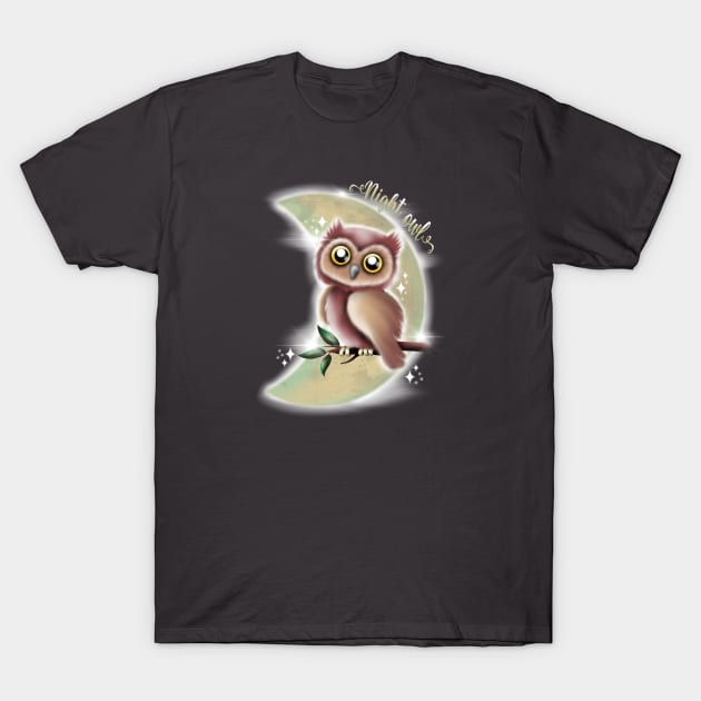 Night owl T-Shirt by Manxcraft